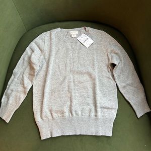 NWT- CREWCUTS cotton crewneck sweater